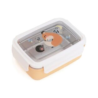 Petit Monkey Bento Πλαστικό Παιδικό Δοχείο Φαγητού Fox (PTM-LB44)