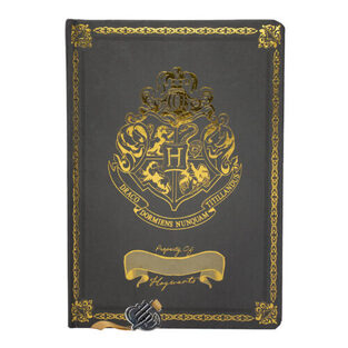 Harry Potter A5 Chunky Notebook-Black – Crest & Customise (SLHP508)