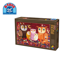 D-TOYS ΠΑΖΛ 1000Τ. 68x47cm OWLS-1 KURTI ANDREA 73474