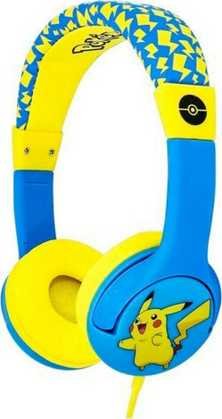 OTL Pokémon Pikachu Kids Headphones Ενσύρματα Over Ear Παιδικά Ακουστικά Πολύχρωμα PK0759