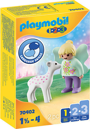 Playmobil 1.2.3 Fairy Friend with Fawn (70402)