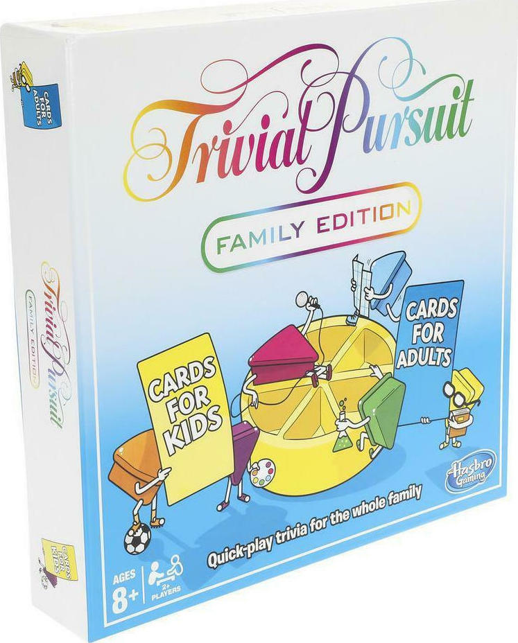 Hasbro Επιτραπέζιο Παιχνίδι Trivial Pursuit Family Edition για 2+ Παίκτες (E1921)