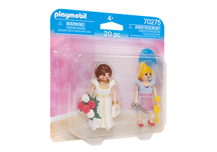 Playmobil Figures Duopack Princess And Tailor Νύφη Και Μοδίστρα 70275