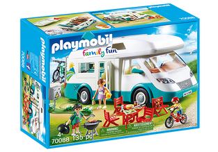 Playmobil Αυτοκινούμενο Οικογενειακό Τροχόσπιτο 70088