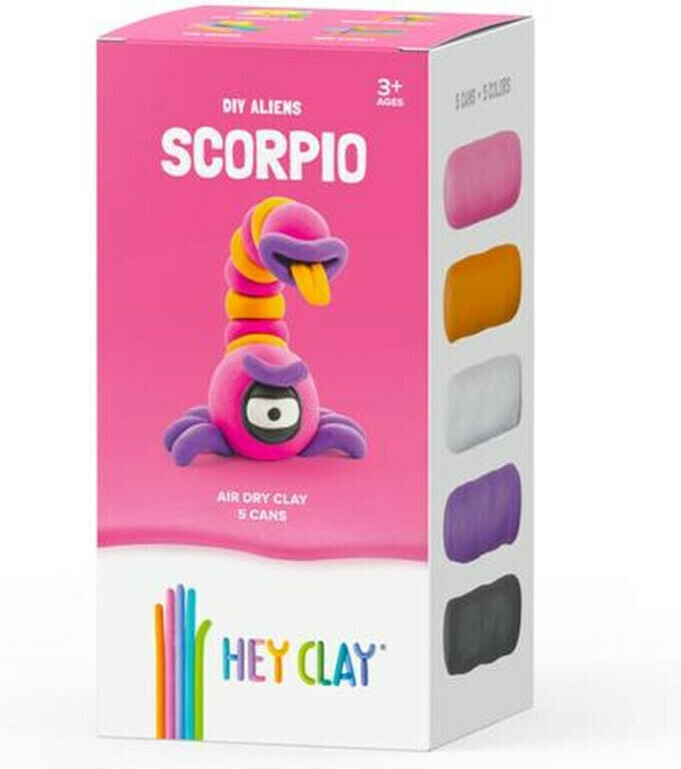 Hey Clay Claymates Aliens Scorpio Πολύχρωμος Πηλός (MAE005)