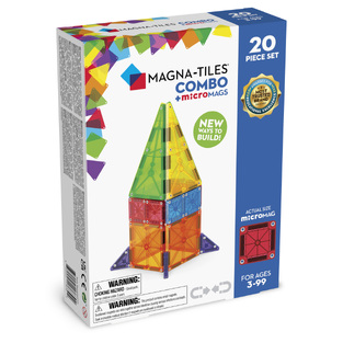 Magna-Tiles Μαγνητικό Παιχνίδι 20 κομματιών Combo