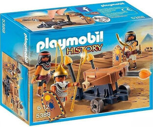 Playmobil History Αιγύπτιοι Στρατιώτες με Βαλίστρα Φωτιάς (5388)