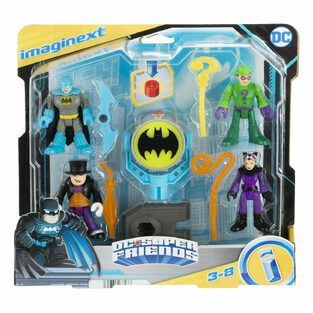 Fisher-Price imaginext - bat-tech bat-signal φιγούρες σετ των 4 HFD47