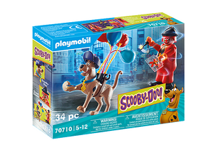 Playmobil Scooby Doo Περιπέτεια Με Τον Ghost Clown 70710