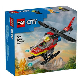 LEGO City: Fire Rescue Helicopter Building Set (60411)