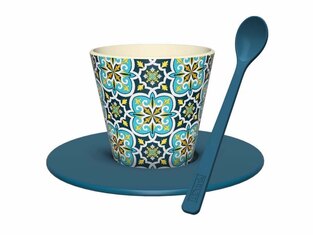 ΚΟΥΠΑ i DRINK R-PET CUP+SPOON 90ml MOSAIC ( ID5227)