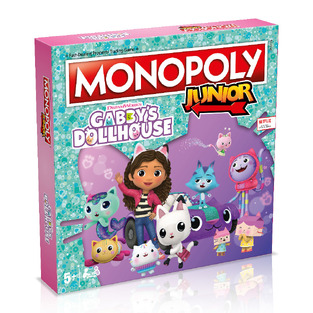 Επιτραπέζιο Παιχνίδι Monopoly Junior - Gabby's Dollhouse (WM04157-GRK)