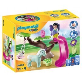 Playmobil 1.2.3 Νεραϊδούλα Και Ζωάκια Στην Παιδική Χαρά 70400