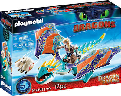 Playmobil Dragons Άστριντ και Λευκή Οργή (70728)