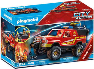 Playmobil City Action Πυροσβεστικό Όχημα Υποστήριξης (71194)