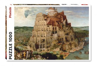 Piathink Puzzle Bruegel Πύργος της Βαβέλ 1000 τεμ