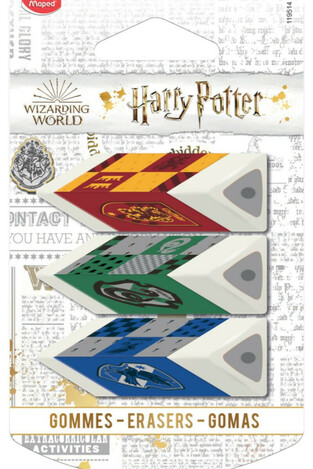 Maped Σετ Γόμες για Μολύβι Harry Potter 3τμχ