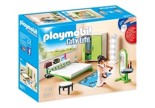 Playmobil CityLife Μοντέρνο Υπνοδωμάτιο 9271