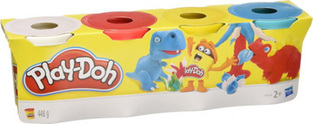 Hasbro Play-Doh 4 Βαζάκια Πλαστελίνης για 2+ Ετών