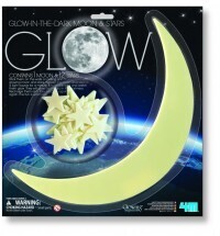 4M Glow in thw dark moon & stars 052155