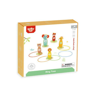 Tooky Toys Ξύλινες Κορίνες με Κρίκους (TF401)