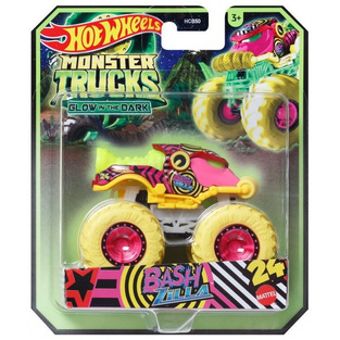 Hot Wheels Glow In Dark Αυτοκινητάκι Monster Truck Bash Zilla για 3+ Ετών