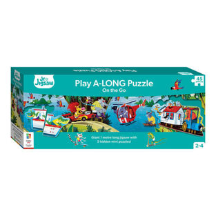 Παιδικό Puzzle Οχήματα σε Κίνηση 45pcs για 2+ Ετών Hinkler