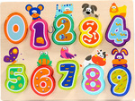 Top Bright Animals Numbers 10pcs (460028)