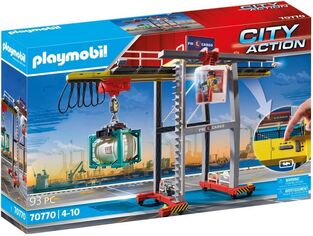 Playmobil Γερανογέφυρα Φορτοεκφόρτωσης Container (70770)