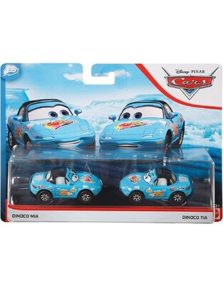 Cars 3 Hit And Run Αυτοκινητάκια Σετ Των 2 Dinoco Mia And Dinoco Tia Mattel DXV99/GKB77