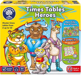 Orchard Toys Προπαίδεια Υπερηρώων (Times Tables Heroes) Ηλικία 6-9 ετών