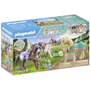 Playmobil Horses Of Waterfall Τρία Άλογα Με Αξεσουάρ για 5-12 ετών