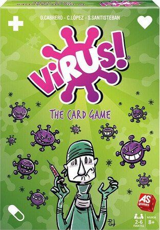 AS Επιτραπέζιο Παιχνίδι Virus! για 2-6 Παίκτες