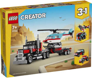 Lego Creator Flatbed Truck With Helicopter για 7+ ετών