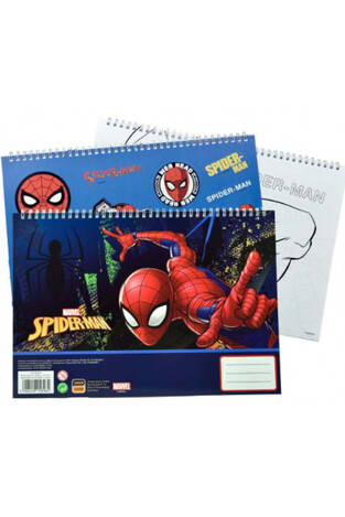 Gim Μπλοκ Ζωγραφικής 40 Φύλλα + Stick 23*33 Spiderman