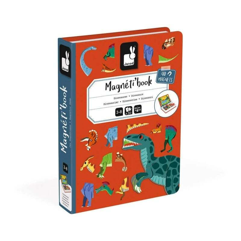 Janod Dinosaurs Magneti'book