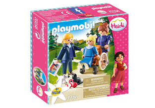 Playmobil Clare - Heidi Κλάρα, Πατέρας Και Δεσποινίς Ροτενμάιερ 70258