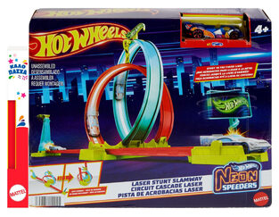 Παιχνιδολαμπάδα Neon Speeders Laser Stunt Slamway για 4+ Ετών Mattel