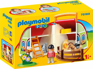 Playmobil 1·2·3 Αχυρώνας Βαλιτσάκι (70180)