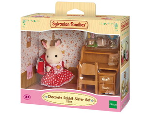 Sylvanian Families Chocolate Rabbit Sister Set