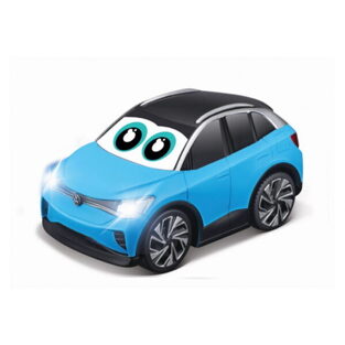 Burago Junior Αυτοκινητάκι Volkswagen Charge & Go με φως σε Μπλε & Κίτρινο (16/61803)