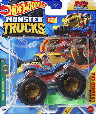 Mattel Αυτοκινητάκι Monster Trucks Bashzilla (HTM33)