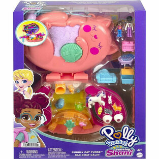 Mattel Παιχνίδι Μινιατούρα Polly Pocket Cuddly Cat Purse (HGT16)