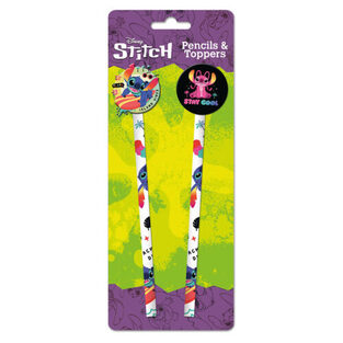 Lilo And Stitch Pencils (Acid Pops) Pencils And Toppers 2pk