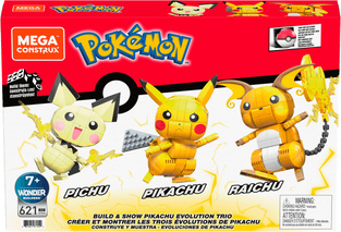 Mega Bloks Pokémon Pikachu Evolution Trio 621τμχ (GYH06)