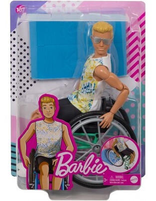 Mattel Barbie Ken Fashionistas 167 Με Αναπηρικό Αμαξίδιο GWX93