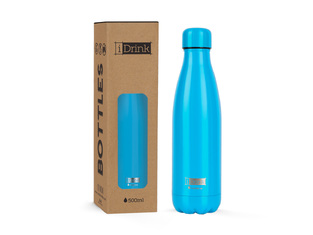 i DRINK ΘΕΡΜΟΣ ΑΝΟΞΕΙΔΩΤΟΣ 500ML BLUE (ID0001)