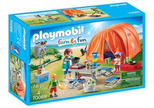 Playmobil Οικογενειακή Σκηνή Camping 70089