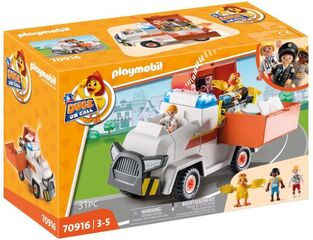 Playmobil Duck On Call-Όχημα Πρώτων Βοηθειών (70916)