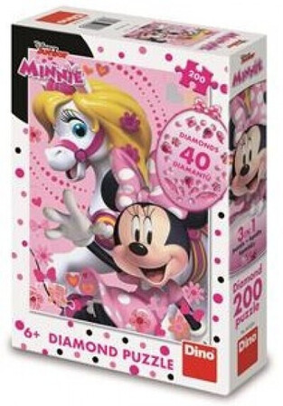 Πάζλ Minnie Diamond 200pcs Dino